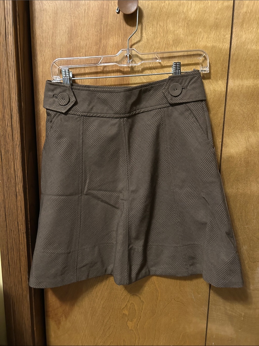 H&M Brown Mini Skirt